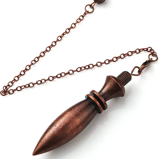 Dowsing Divination Pendulum Karnak – Egyptian Brass Metal Pendulum for Healing & Reiki