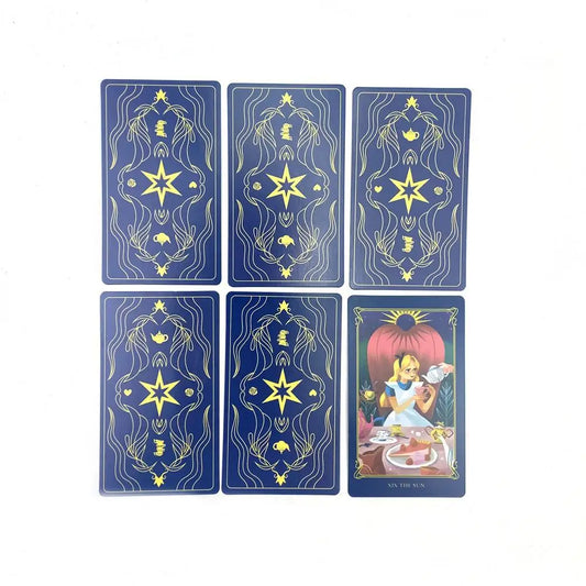 Alice Tarot Deck – 78-Card Beginner-Friendly Fortune Telling Set (English Edition)