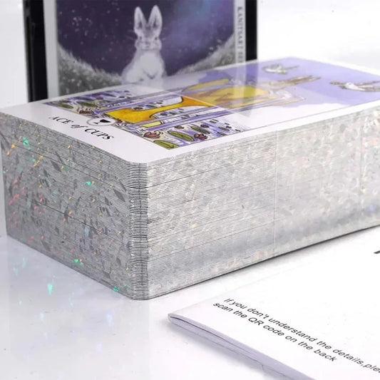Lunalapin Rabbit Tarot – 78-Card Deck in Iron Box for Fun & Divination