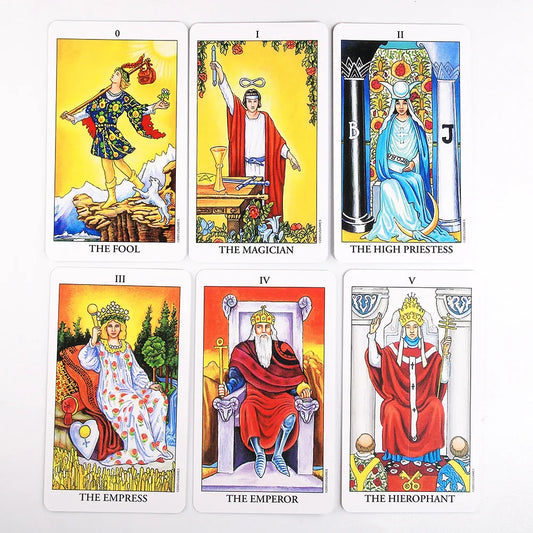 Classic Rider-Waite Tarot Deck – Full English/Spanish Version for Divination & Personal Use