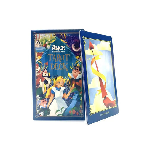 Alice Tarot Deck – 78-Card Beginner-Friendly Fortune Telling Set (English Edition)