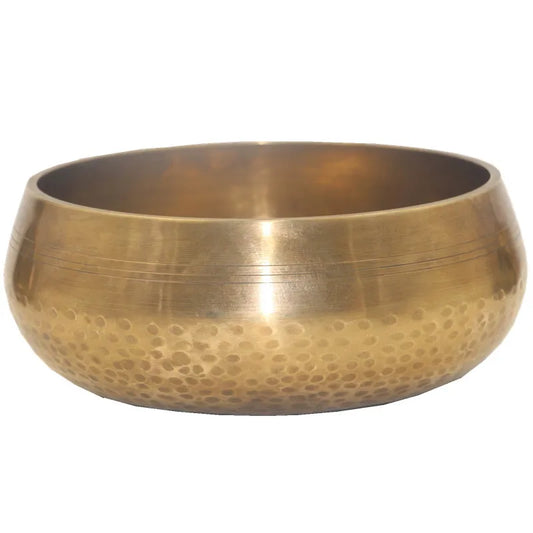 1 Pc Tibetan Singing Bowl – Large Handmade Brass Sound Bowl (13/15/17/20cm Options)