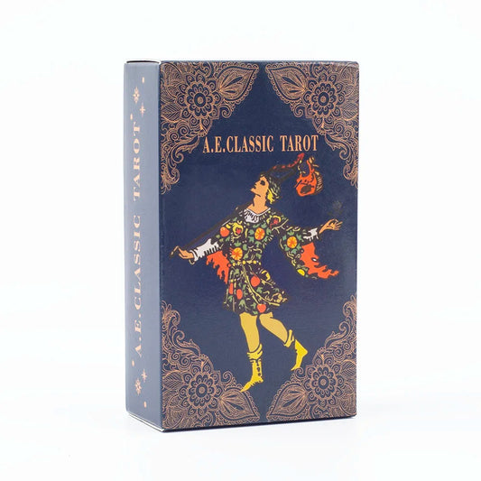 A.E. Classic Tarot Cards – Color-Edged Deck with Guidebook for Divination & Party Games